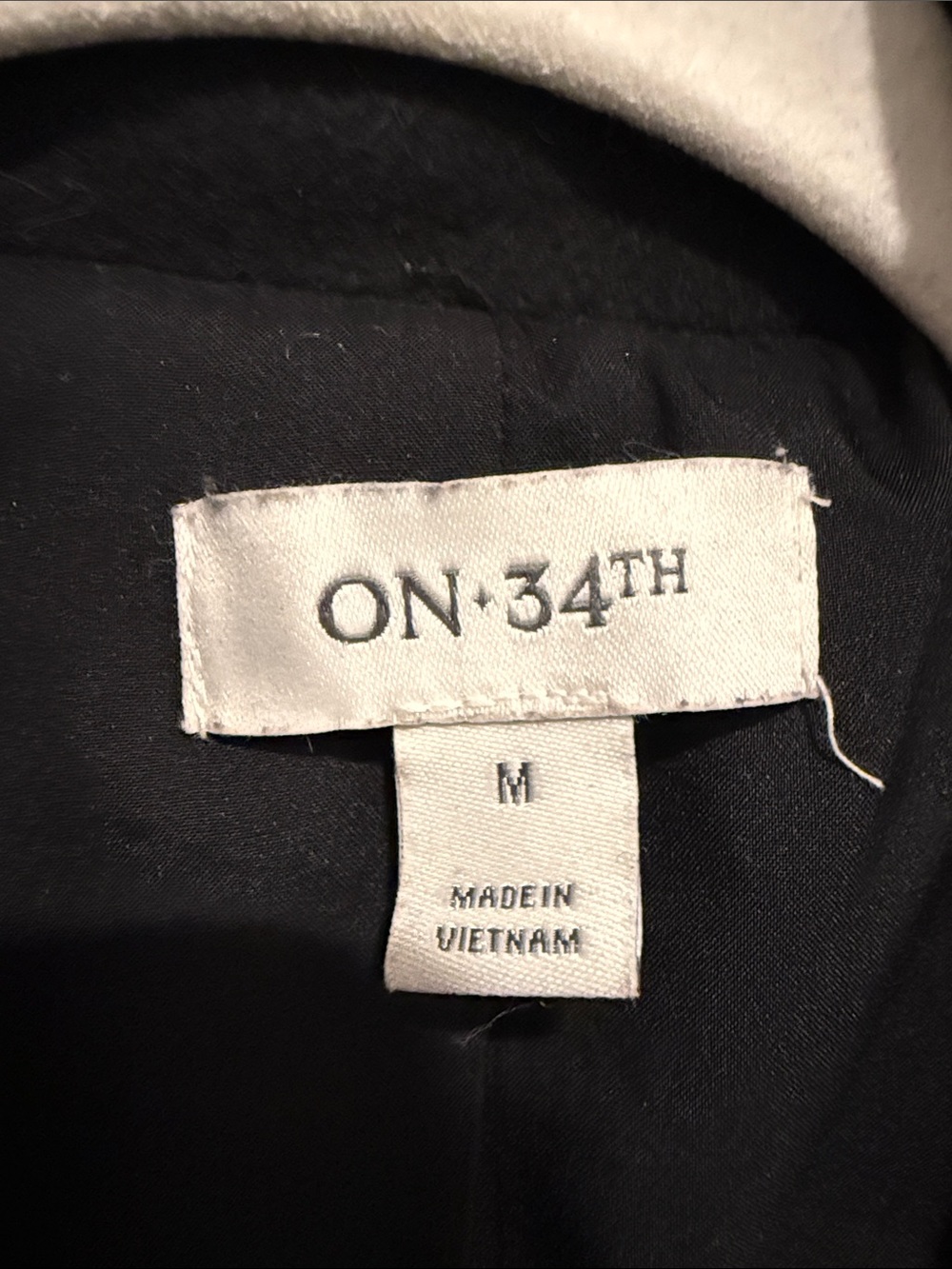 Black Cropped Button-Front Jacket - Picture 2 of 2